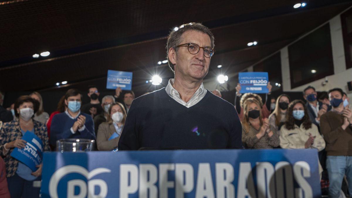 Núñez Feijóo, en un acto del PP.