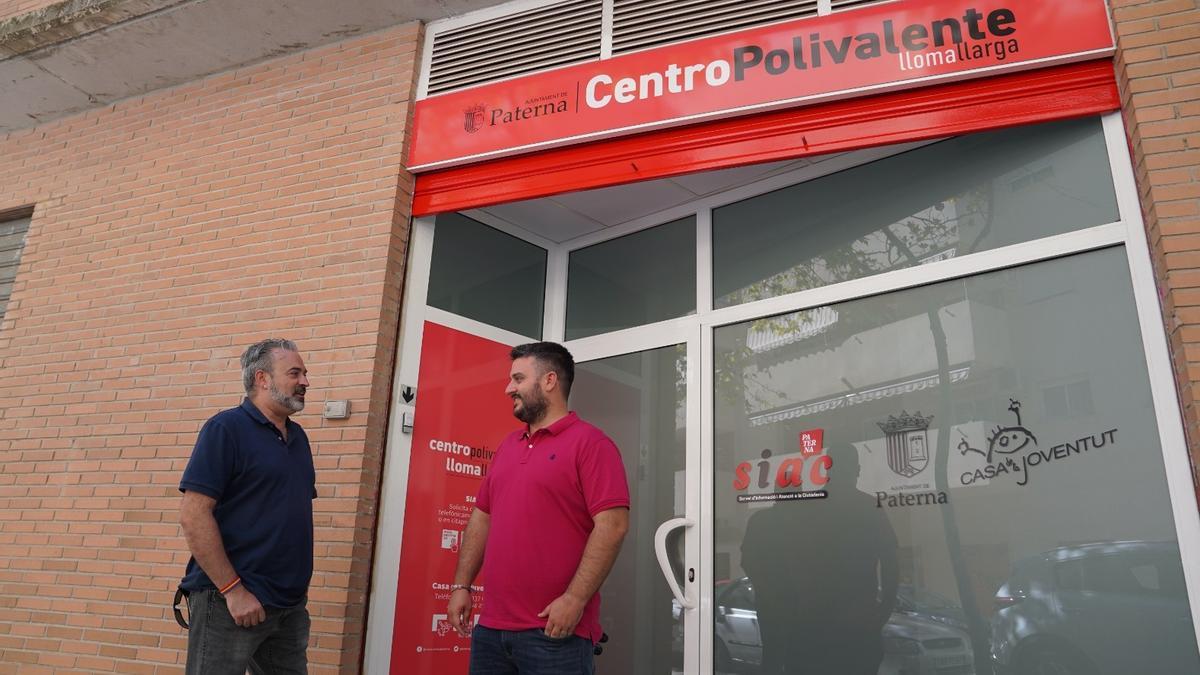 El centro polivalente en Lloma Llarga, que se inaugurará este viernes.