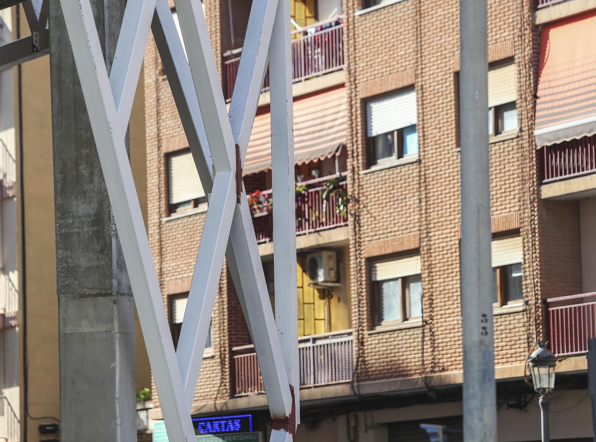 El polideportivo de Nou Moles: un coloso emerge en el barrio