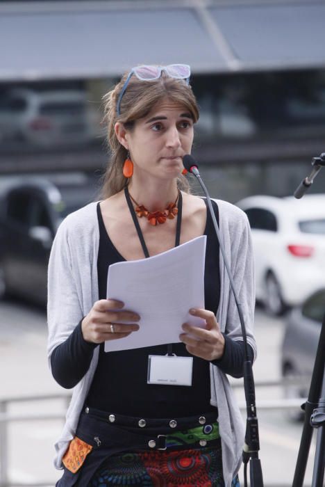 Manifestació d'empreses i treballadors del Parc Científic de la UdG