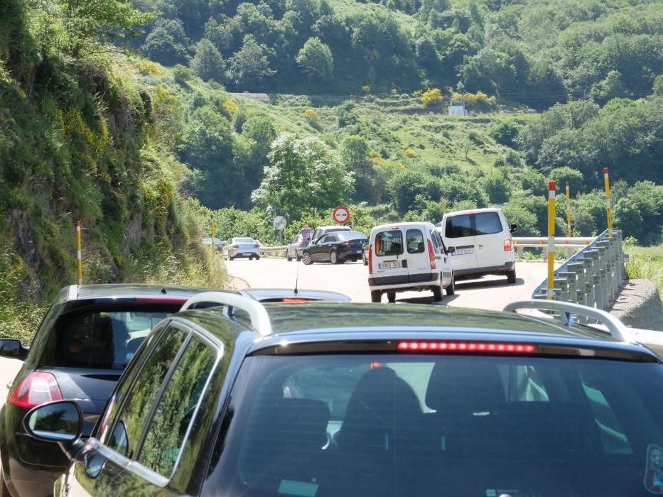 Retenciones de vehículos en el puerto de Pajares