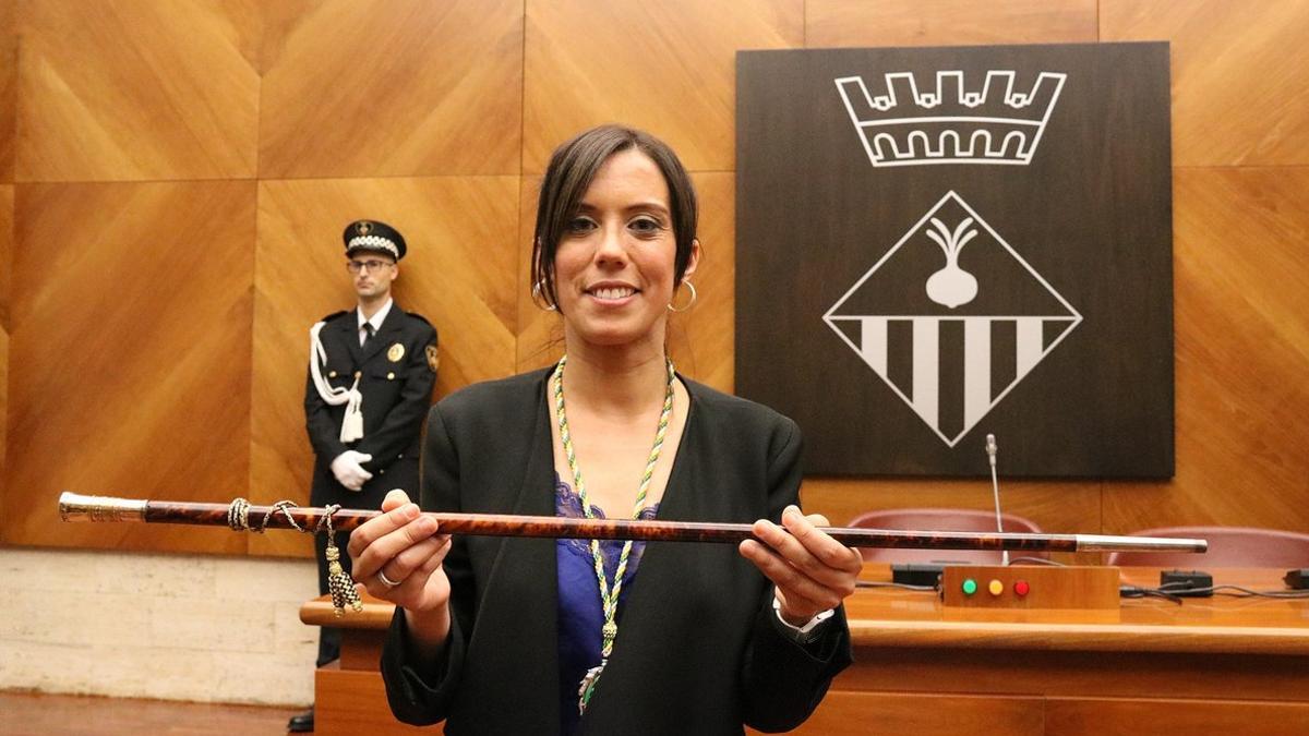 Marta Farrés, primera mujer alcaldesa de Sabadell.