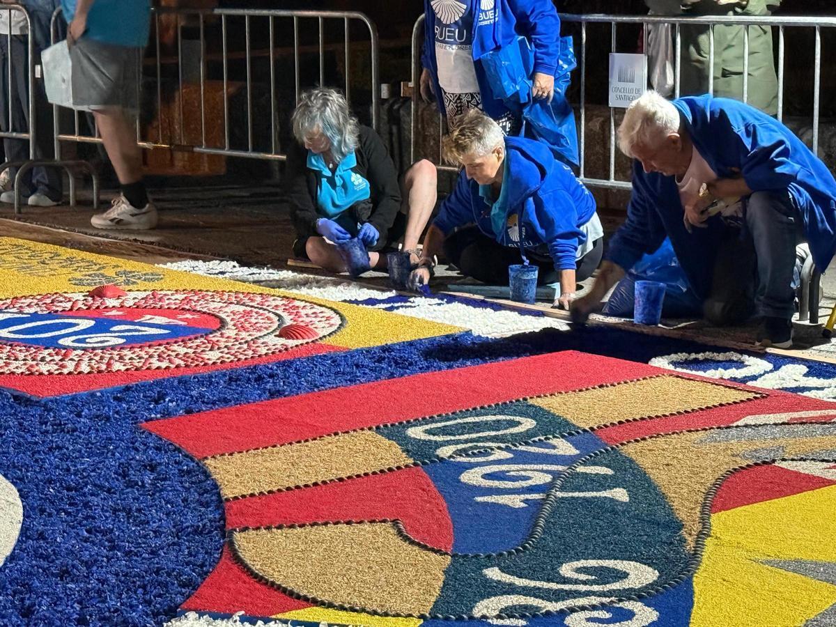 Alfombristas do Morrazo na gran alfombra no corazón de Galicia Alfombristas do Morrazo na gran alfombra no corazón de Galicia