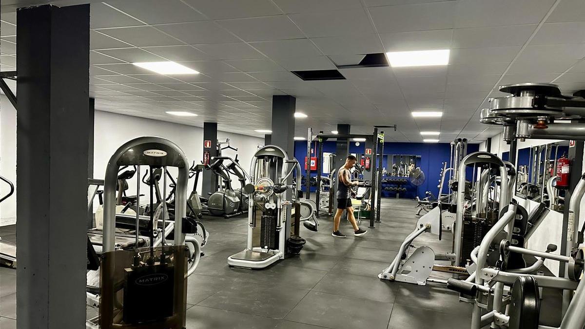 Gimnasio de Sant Joan reformado.