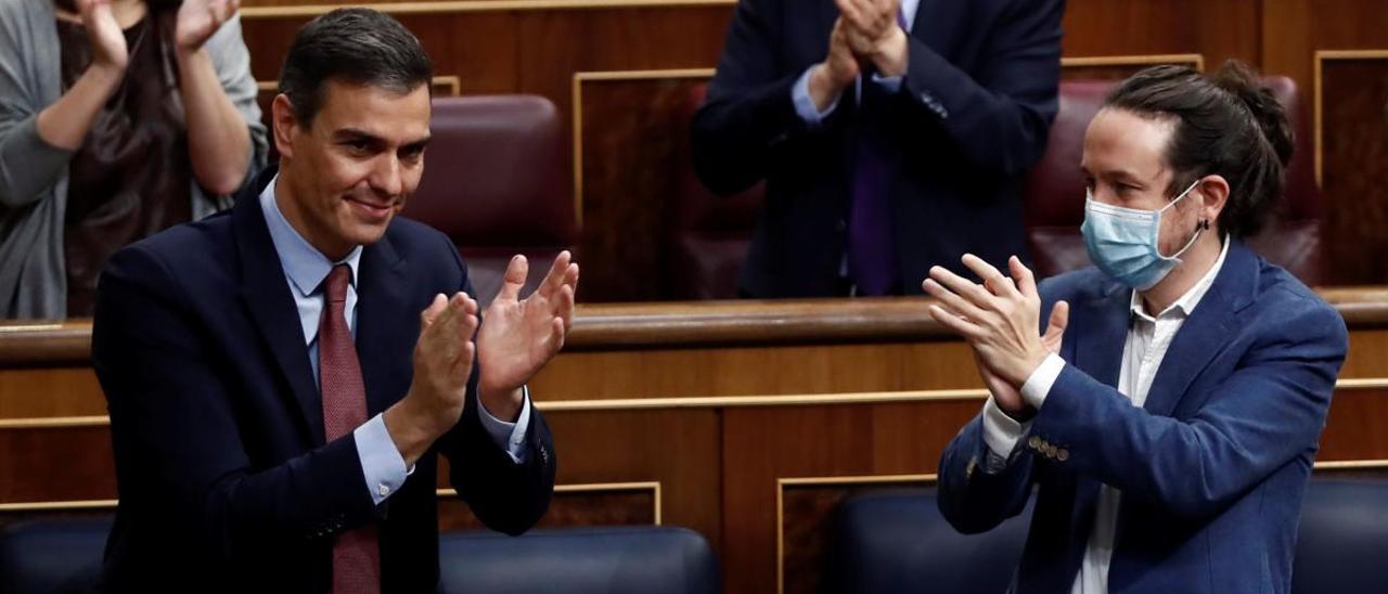 Sánchez e Iglesias.