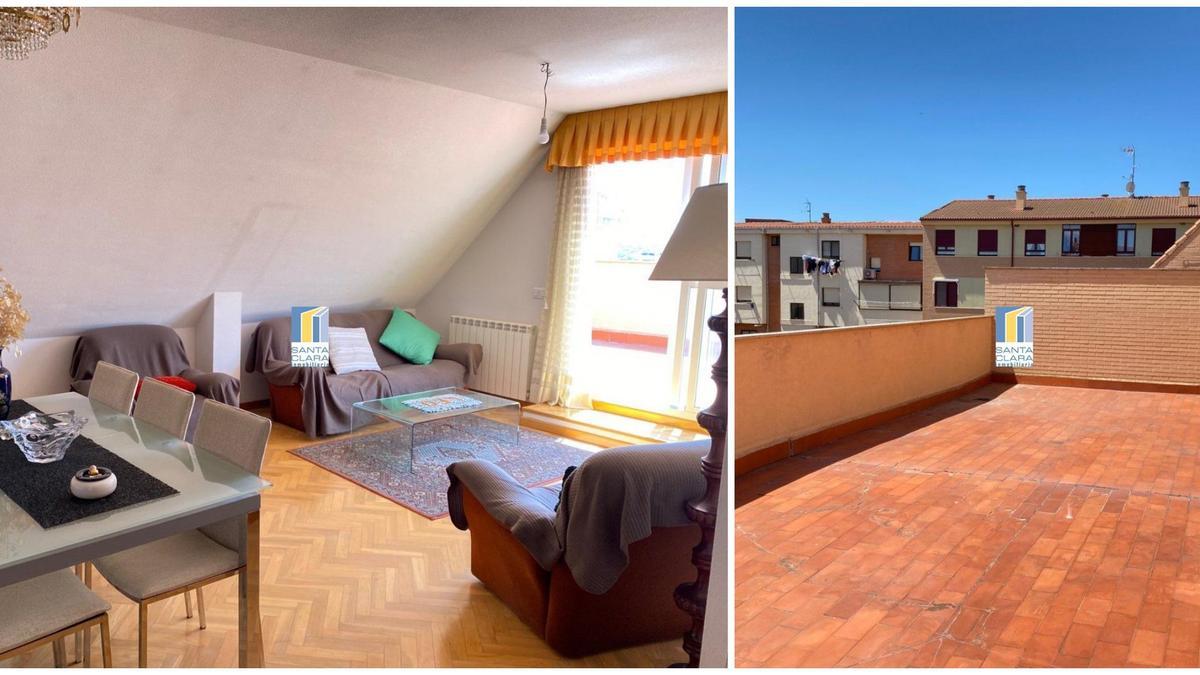 Enorme ático dúplex a la venta en Zamora con terraza y baño en suite.