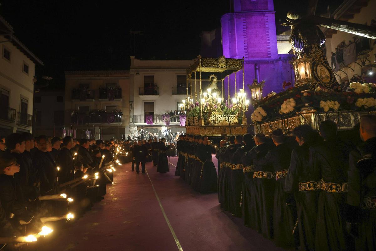 Una procesión en Sagunt.