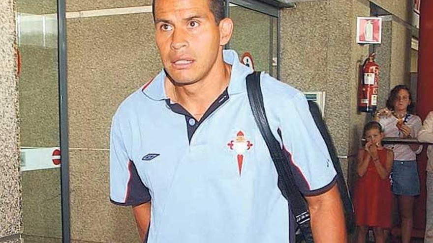 Fernando Cáceres, en su etapa como jugador del Celta.