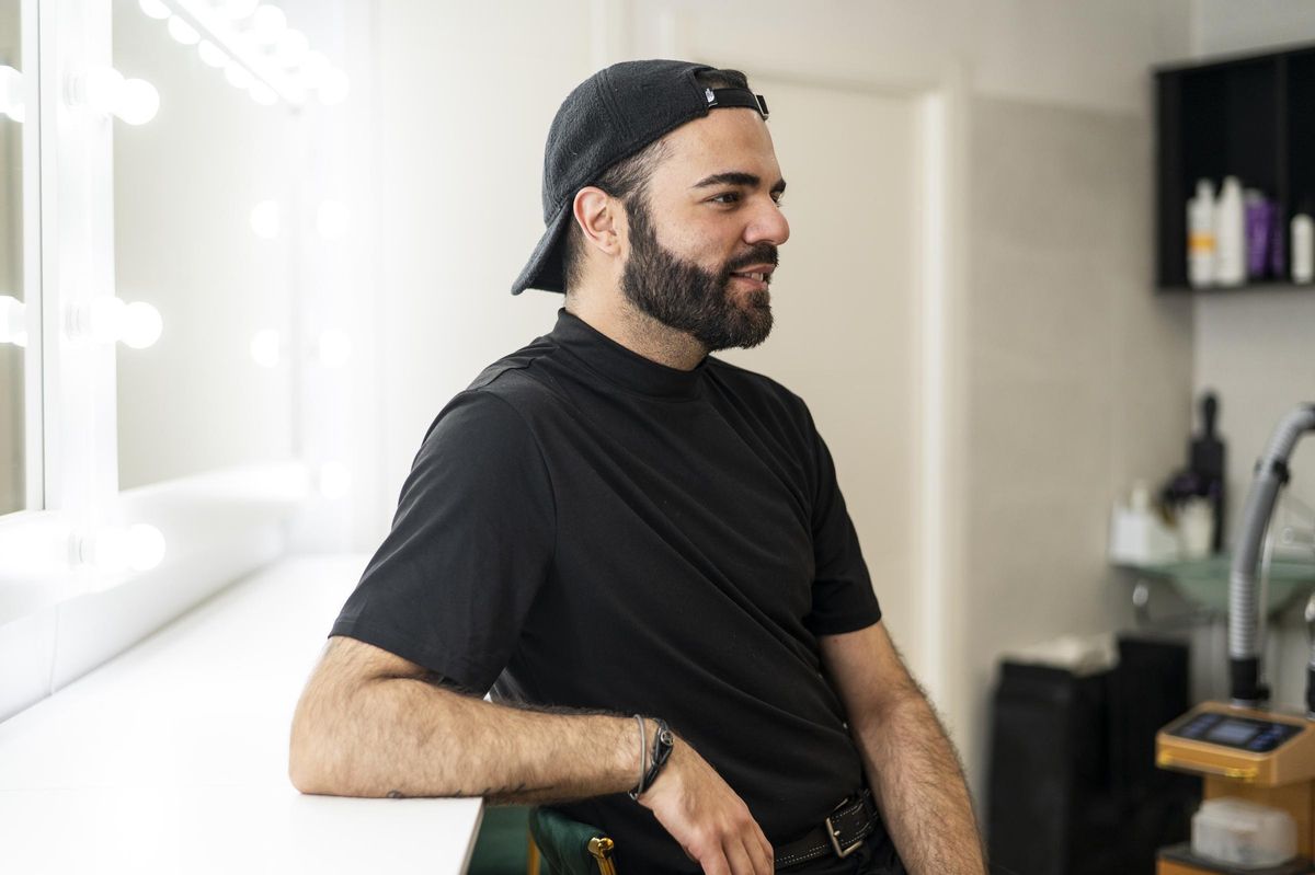 Christian Acedo, estilista de Malpartida de Cáceres.