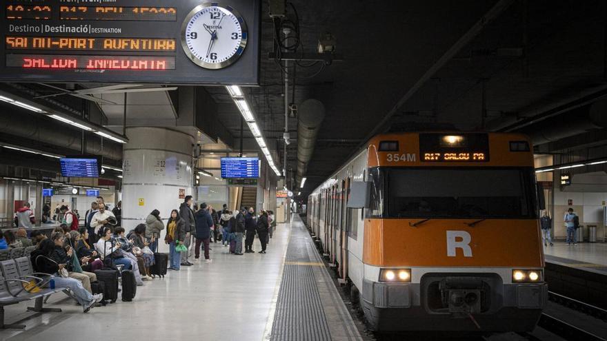 Solo siete de cada 10 trenes de Cercanías circularon puntuales en 2025