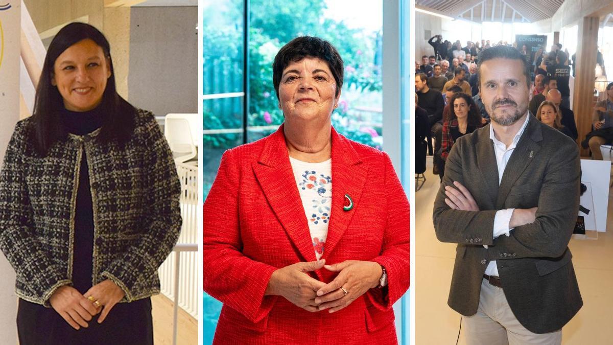 Belén Rubio, Carmen García Mateo y Jacobo Porteiro, candidatos al Rectorado de la UVigo