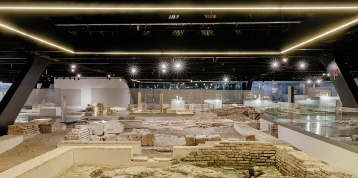 Sala Antiqvarivm con restos arqueológicos en las Setas de la Encarnación de Sevilla