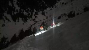 El rescate del viernes por la noche en Núria