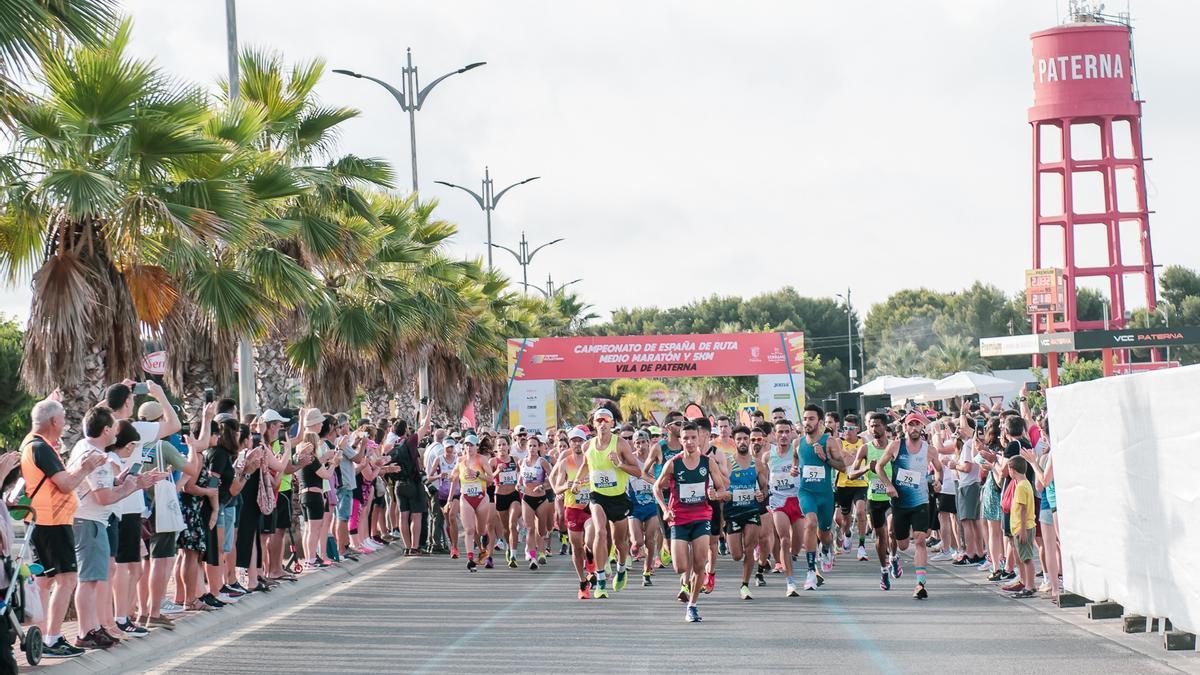Salida del Medio Maratón de Paterna