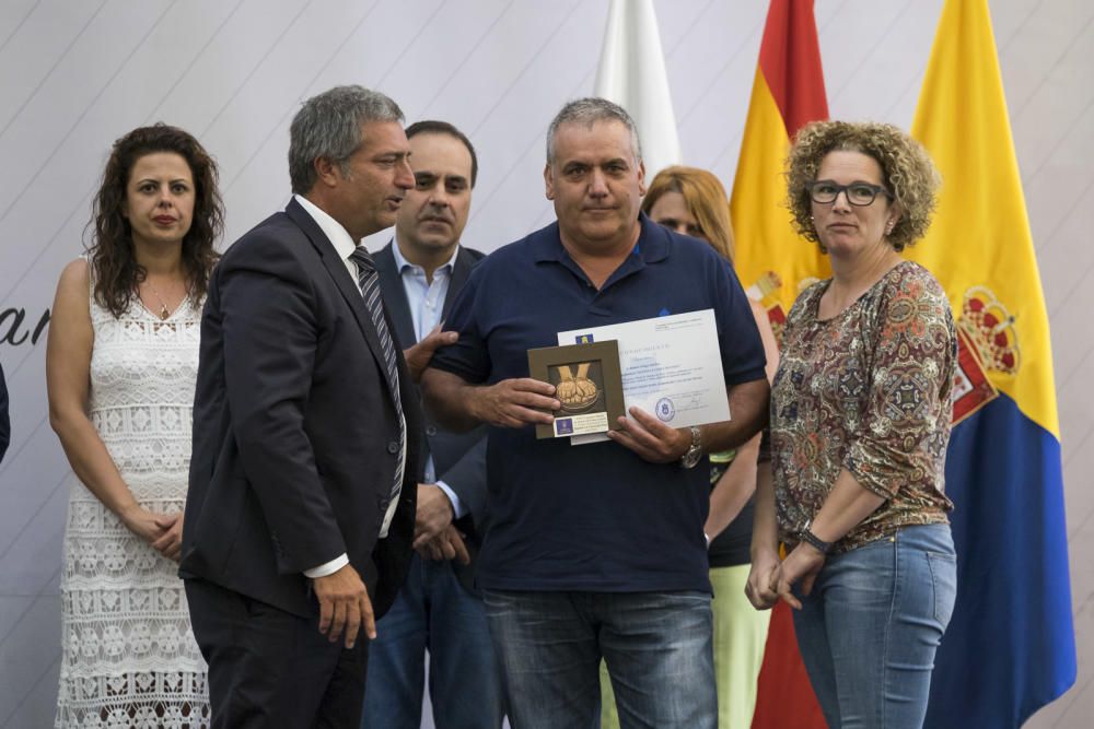 Entrega de premios a los mejores quesos y vinos de Gran Canaria