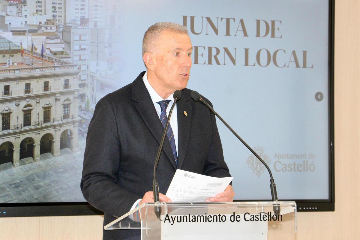 Vicent Sales es el portavoz del equipo de gobierno municipal de Castelló.