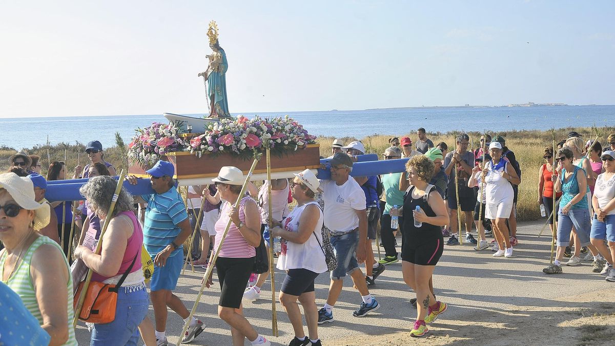 Romería del Cap de Santa Pola, en imagen de archivo