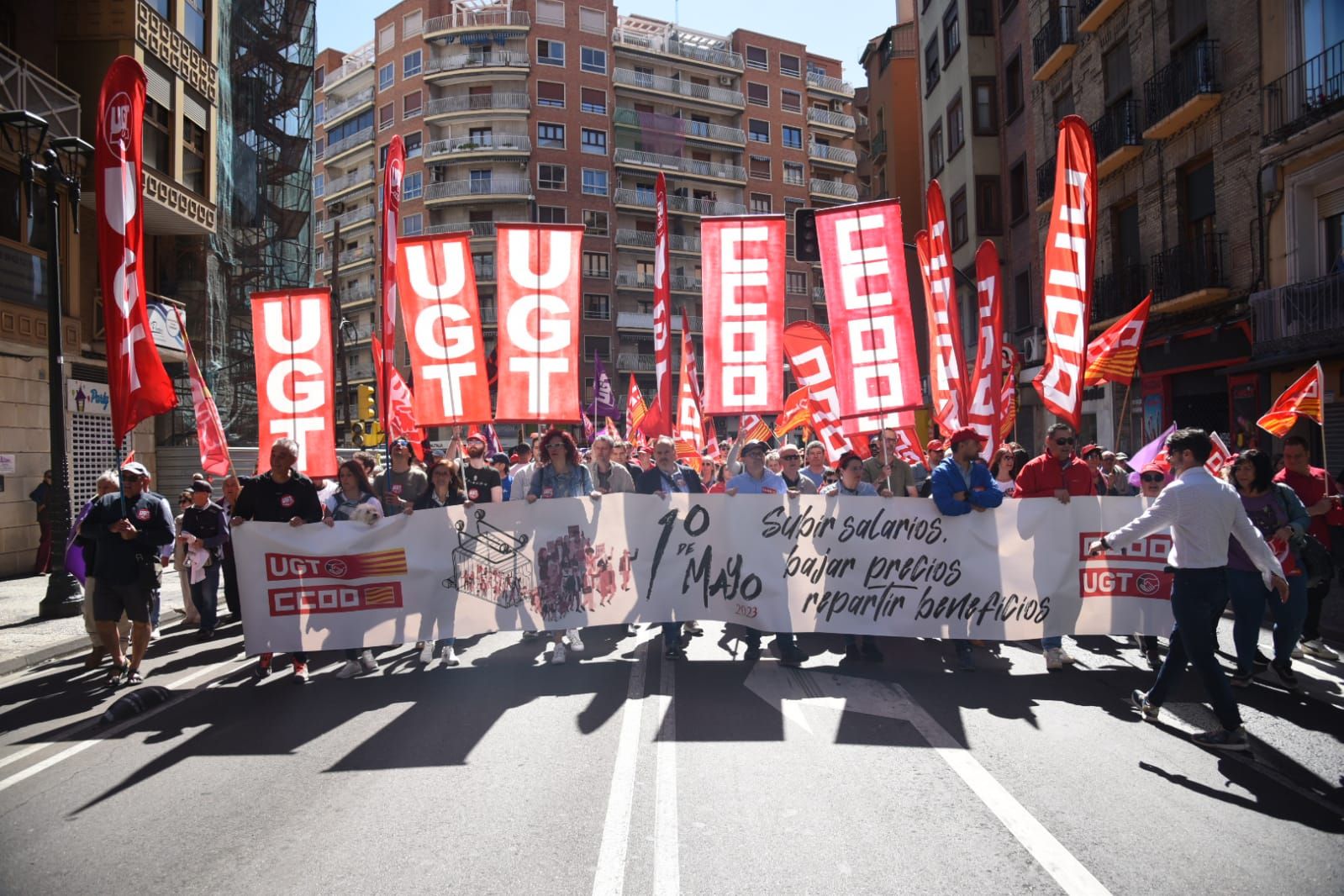 Zaragoza clama por las subidas salariales el 1 de mayo