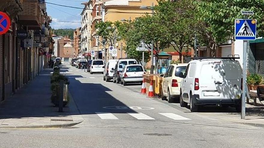 Una imatge del carrer Major de Sant Joan