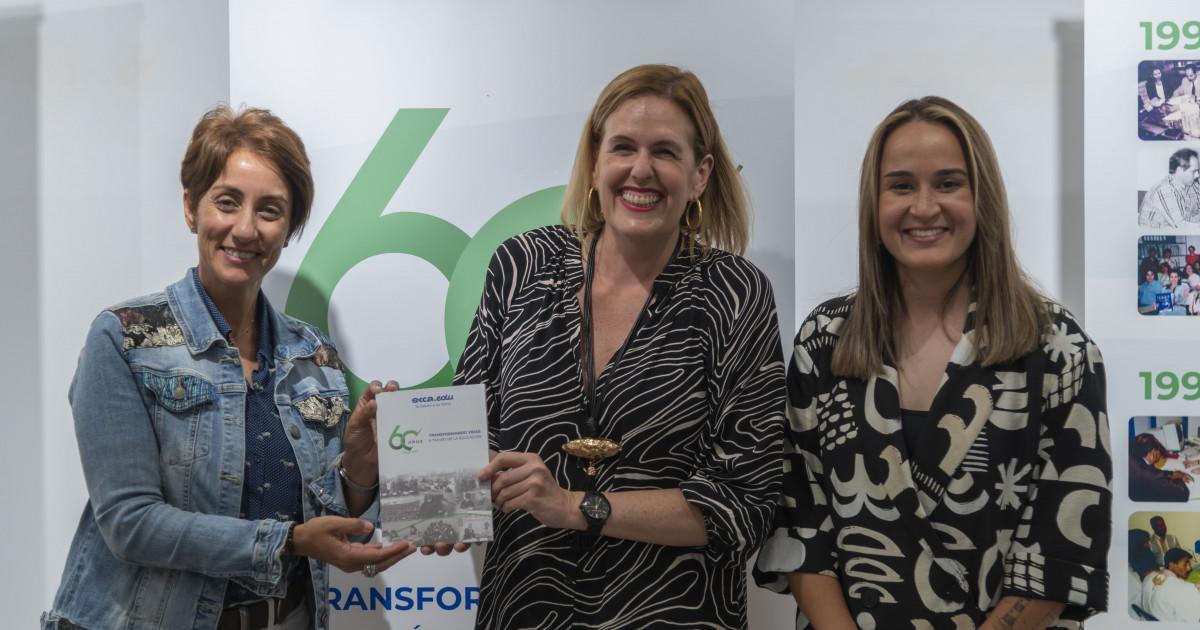 Exposición ‘60 años transformando vidas a través de la educación’.