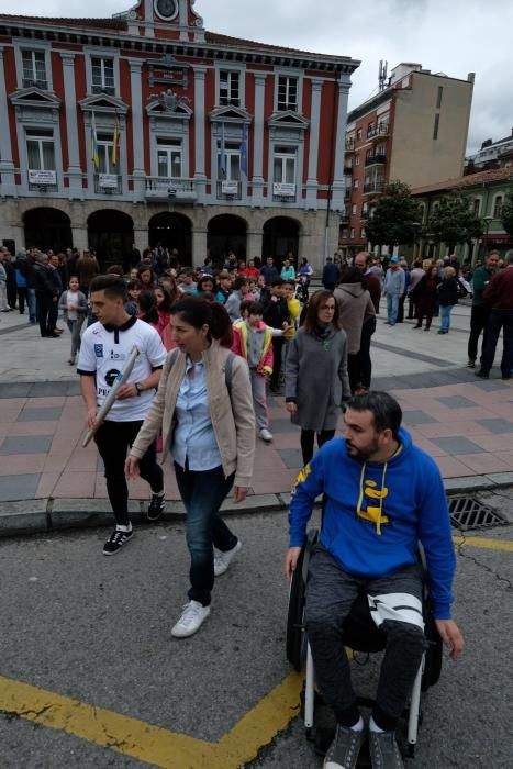 La antorcha olímpica llega a Mieres