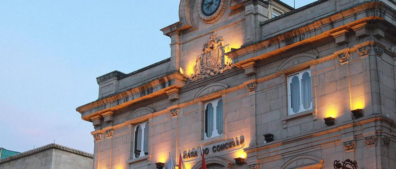 La casa del Concello de Ourense, en la Plaza Mayor.