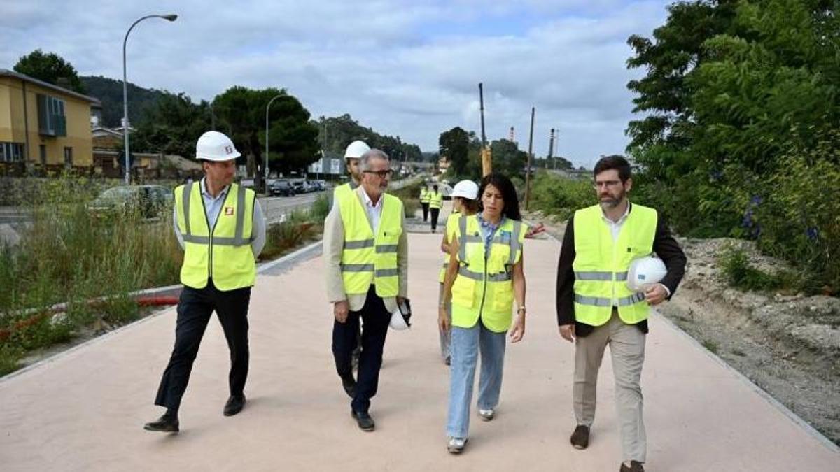 La conselleira María Martínez Allegue, en su última visita a Pontevedra.