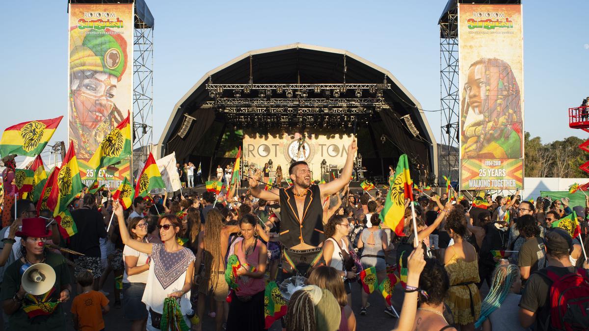 El festival Rototom Sunsplash de 2018.