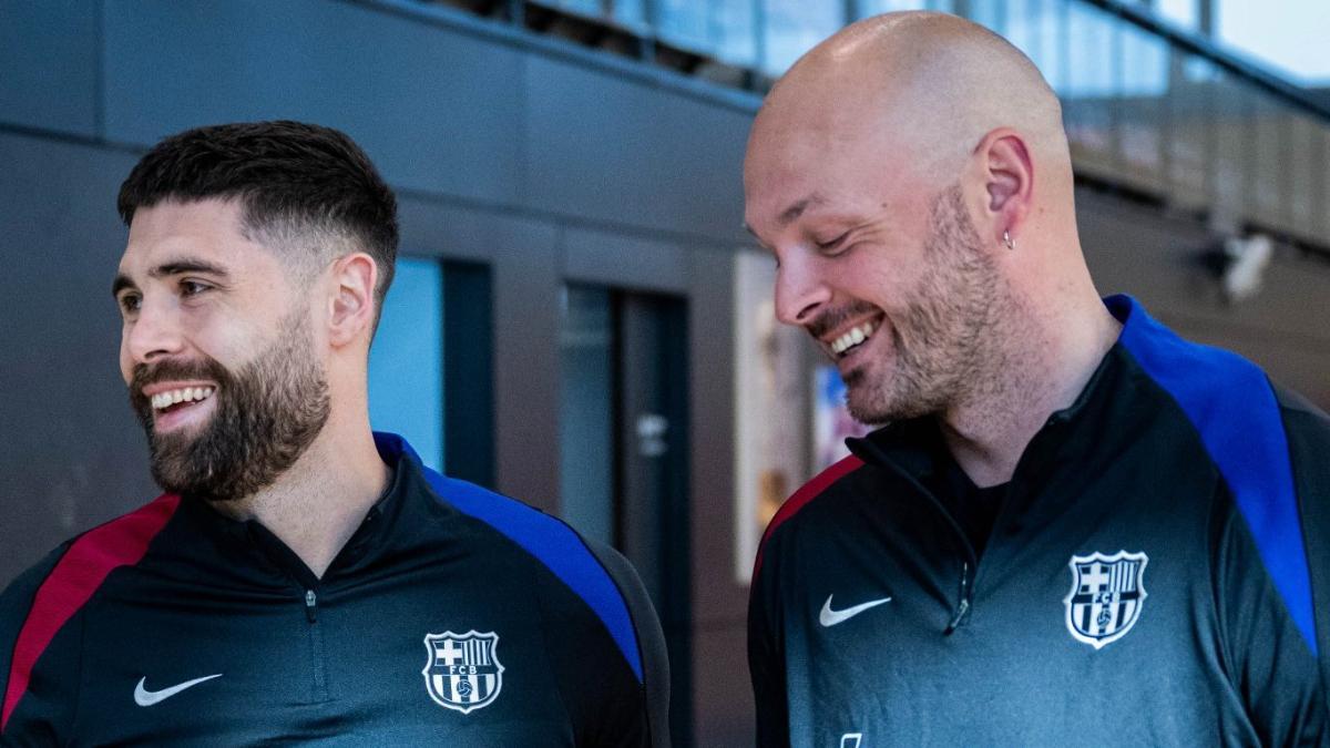 Blaz Janc y Vincent Gérard, en la Ciutat Esportiva