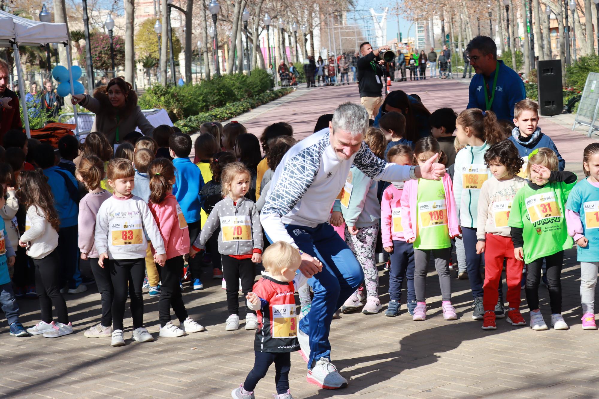 Las mejores imágenes de la maratón infantil en Castelló