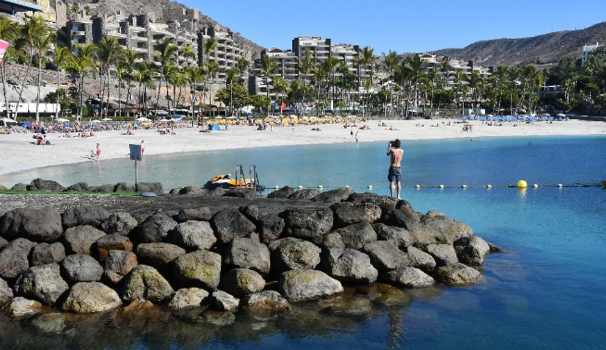 Complejo turístico de Anfi del Mar, en el municipio de Mogán.
