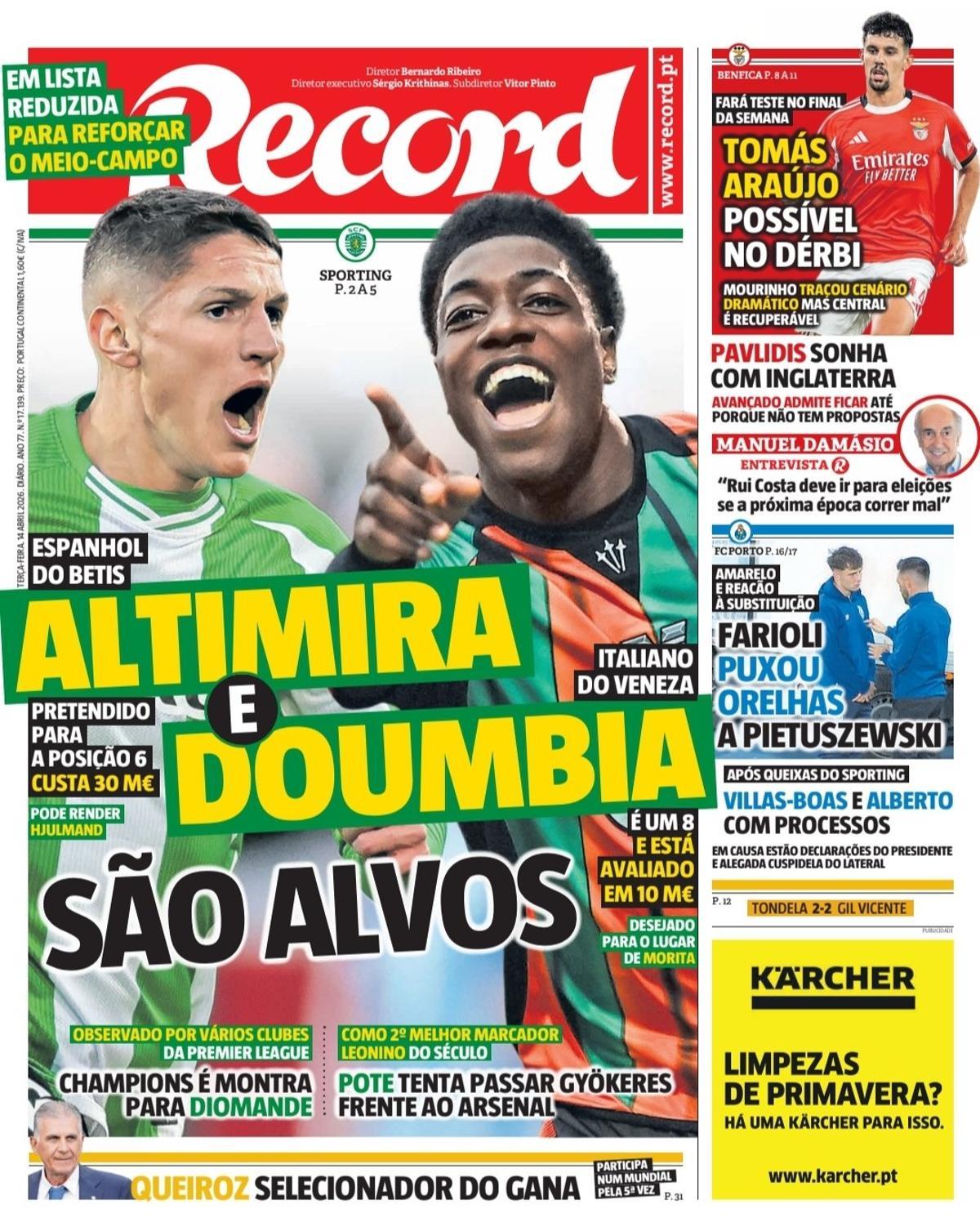 La 'operación remontada', en las portadas de la prensa deportiva de hoy