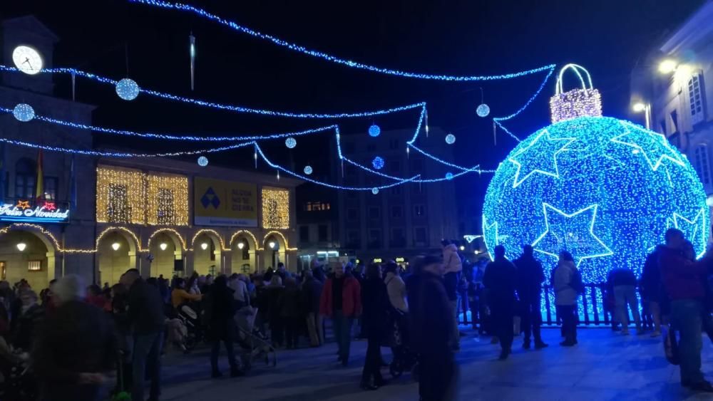 Luces de Navidad en Avilés