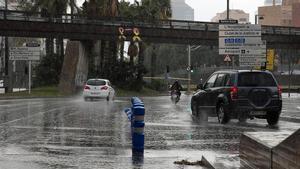 Llega la esperada lluvia en Barcelona