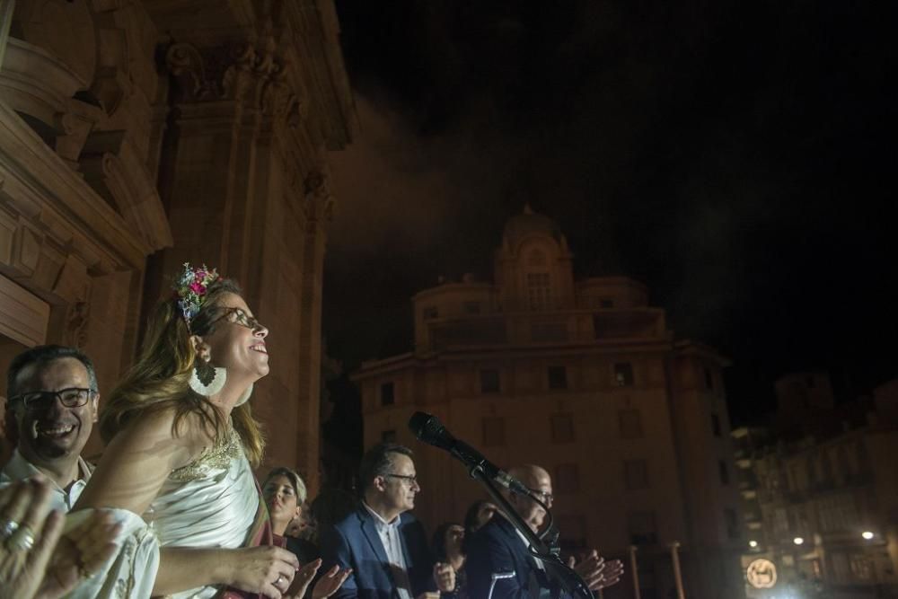 Encendido del Fuego Sagrado y pregón de la alcaldesa de Cartagena