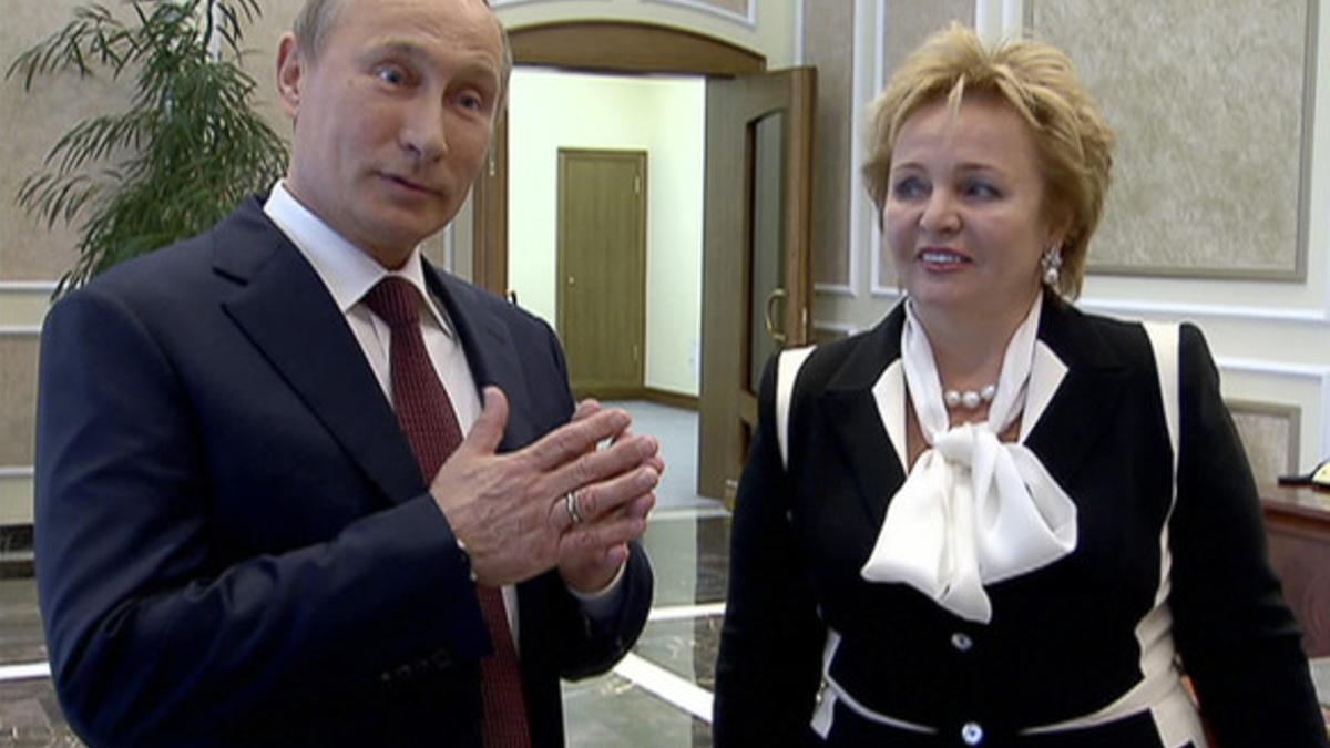Vladimir Putin y su esposa Liudmila, fotografiados en el Kremlin en junio del 2013.