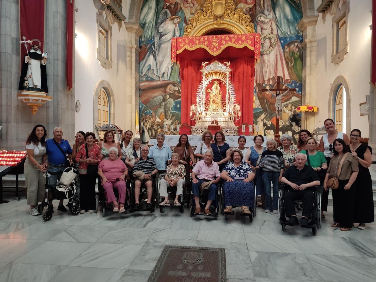 Visita a la basílica de candelaria en su festividad