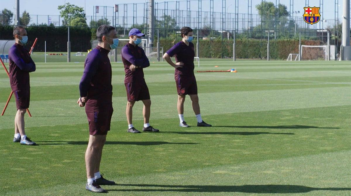 El Barça B sigue preparando los play-off de ascenso