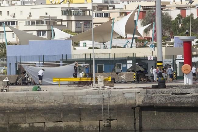 FUERTEVENTURA - GRABACION DE PELICULA EN PUERTO DEL ROSARIO - 11-04-16