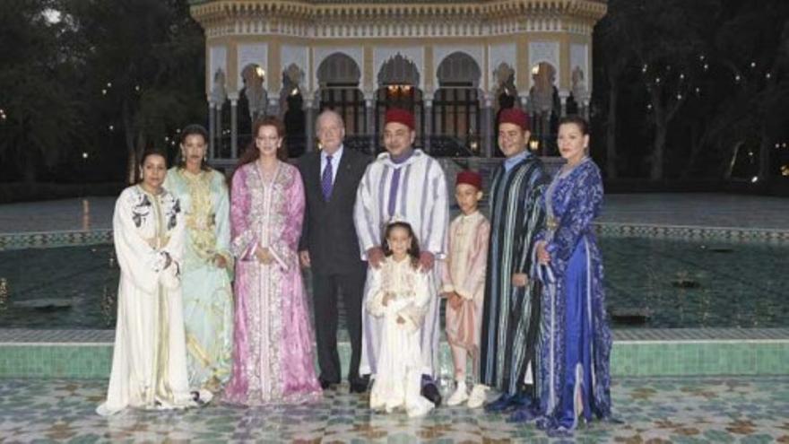 La Familia Real marroquí agasaja al Rey