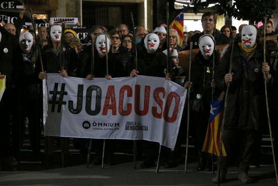 Manifestació a Figueres contra el Judici de l''1-O