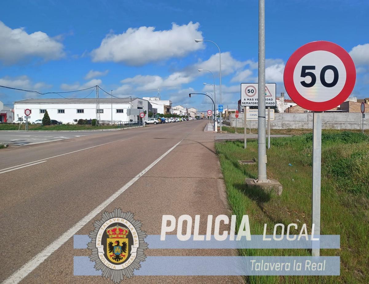 Carretera de Talavera la Real.