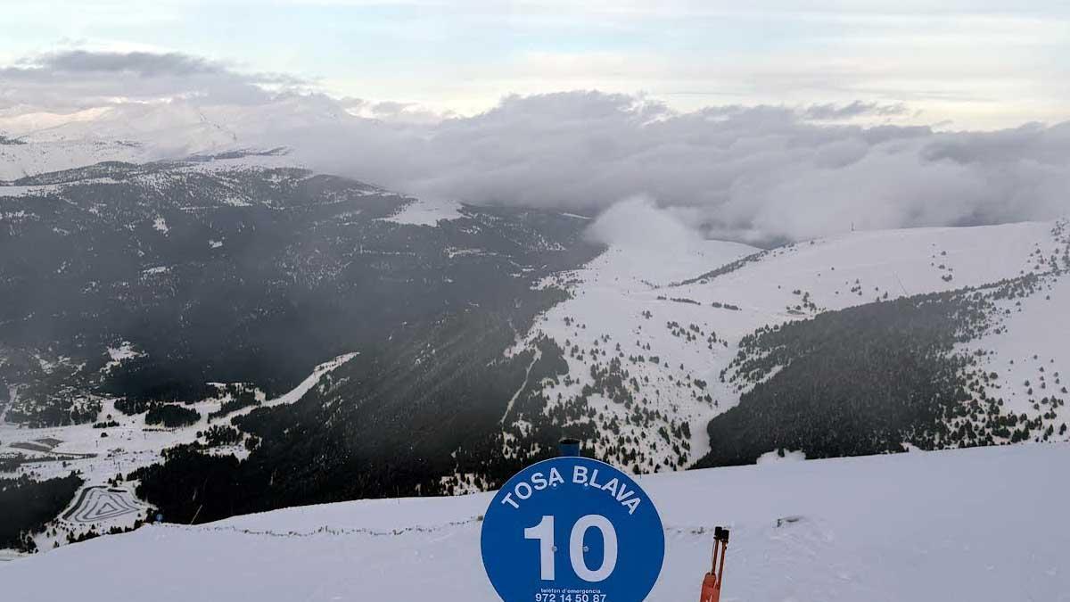 Una de les pistes de La Molina