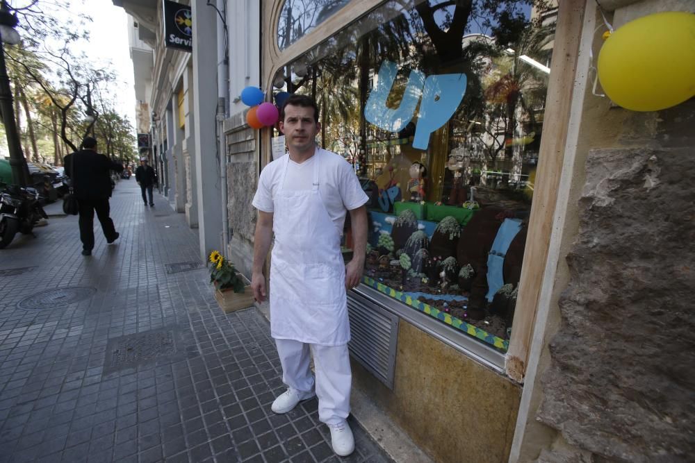 Forn de Vicent García. Primer premio de escaparate y torta de pasas y nueces.