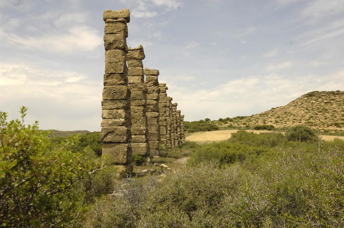 Pilarones del acueducto