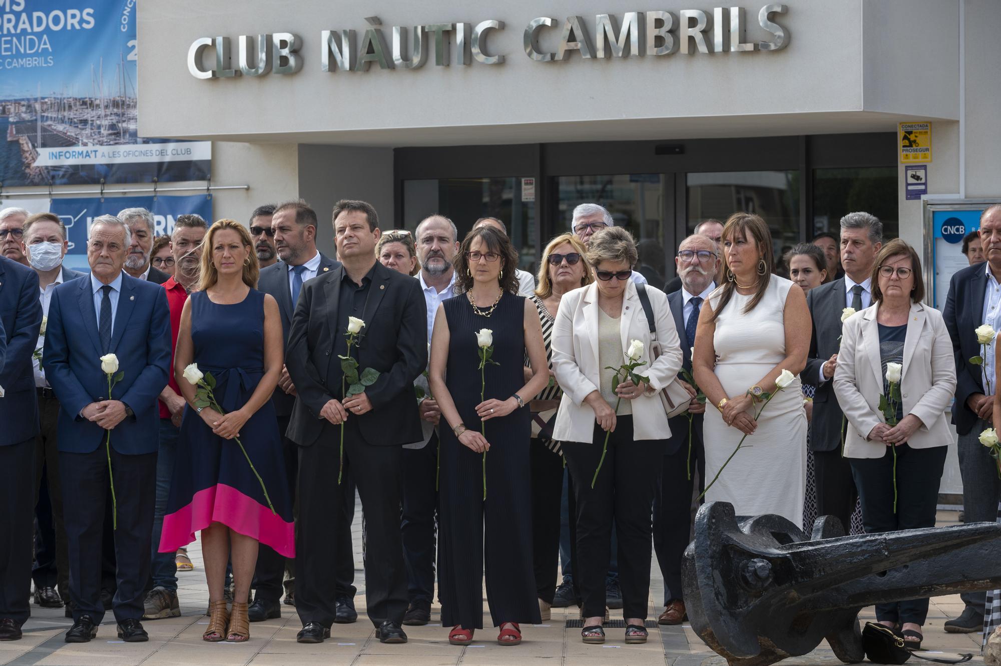 Las fotos del homenaje a las víctimas del 18-A en Cambrils