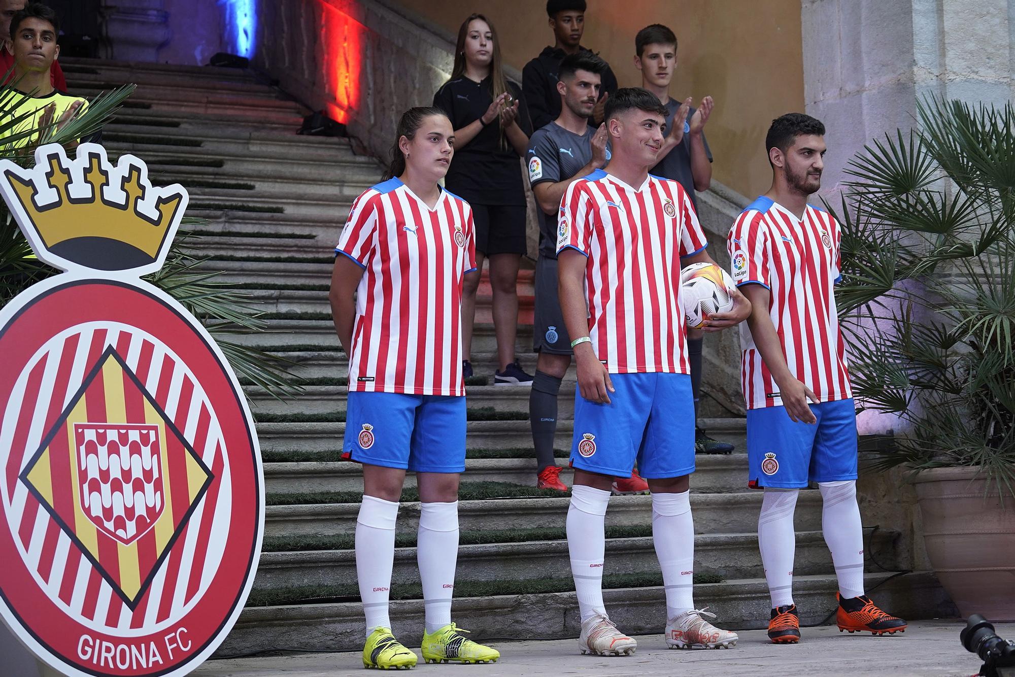 El Girona presenta les equipacions per la temporada 2021-22