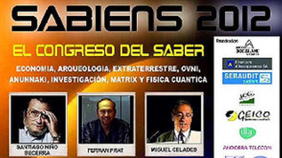 Cartel del congreso Sabiens 2012.