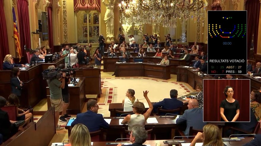 Así ha sido el momento de la votación en el debate de destitución de Le Senne
