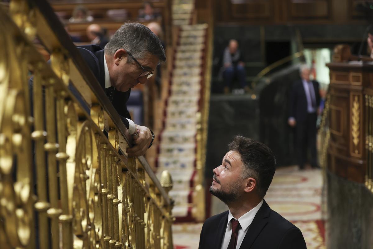 ERC proposa als socis de Sánchez replicar a Tamames amb un discurs idèntic i pactat